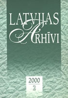 LATVIJAS ARHĪVI. 2000. 2