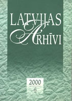 LATVIJAS ARHĪVI. 2000. 4